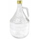 2 L Glasflasche Glasballon Weinballon Gärballon mit Schraubverschluß