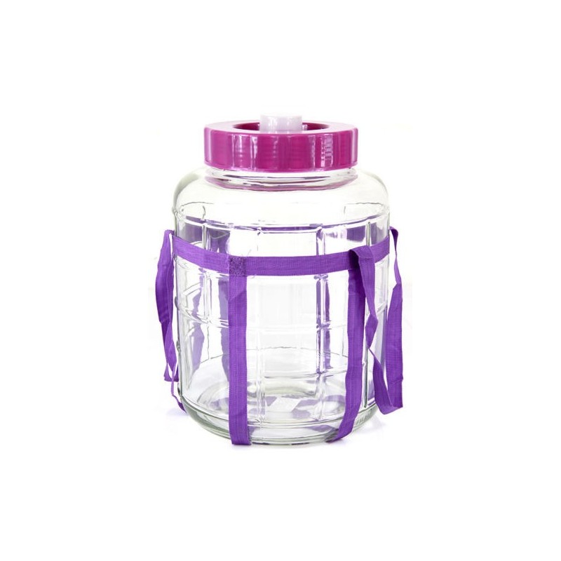 Universelles Glas Weinballon mit Gärsystem Glasballon Einmachtopf 22 L