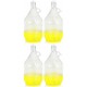 4 Stück 5L Weinballon Glasballon gut schließbarer Bügelverschluss Glasflasche