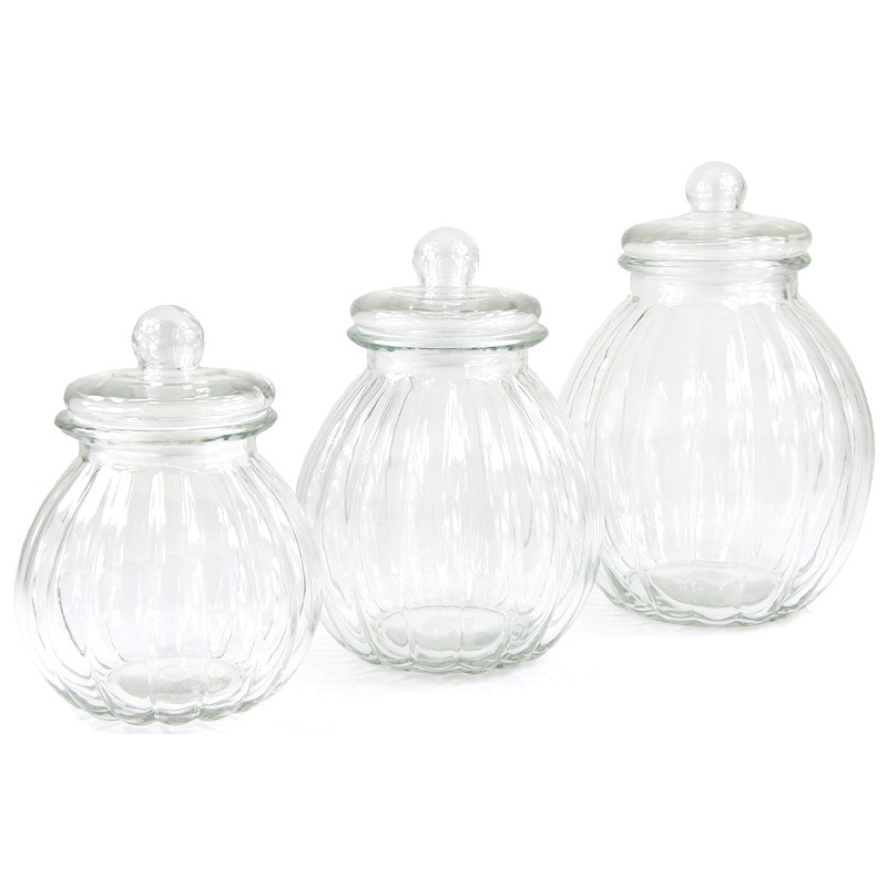 2,6 L - 5,3 L, Vorratsdosen aus Glas